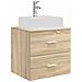 Set di mobili per il bagno 5 pcs Rovere Sonoma - Foto miniatura 5