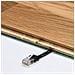 ICOC U6EB-FL-150BK - Cavo di rete Patch piatto in Rame Cat. 6 Nero UTP 15 m - Foto miniatura 4