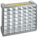 Cassettiera Bricolage Poker 42 grigio sky L40,5 x P15 x H32,5 - Foto miniatura 1