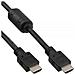 cavo hdmi high speed, fullhd 1080p, uhd 2.160p, type-a maschio / type-a maschio, ferrite anti-disturbo, nero, 1,5m - Foto miniatura 1