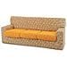 Copridivano Sofa Cover In Fantasia Disegno Ray One 3 Posti Crema 150 - Foto miniatura 2