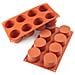 Sf119 - Silicone Nr. 8 Cilindri À 63 H 40 Mm Terracotta In Nylon + Cav Classic - Foto miniatura 3