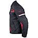 Giacca Moto Sport Tessuto Protezioni Ce Impermeabile Ventilata Rosso 3x - Foto miniatura 4