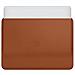 Macbook Pro 16" Sleeve In Pelle Cuoio - Custodia - Foto miniatura 2