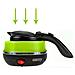 Bollitore In Plastica 0,5l 750w Contenitore Il Silicone Pieghevole Cr 1265 - Foto miniatura 2
