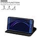 Custodia Compatibile Con Honor 8 In Nero Di Notte - Coperchio Protettiva Con Chiusura Magnetica, Funzione Stand E Tasca Per Le Carte - Foto miniatura 4