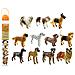 Safari Ltd Cani Toob Con 11 Statuette Giocattolo Dipinte A Mano Tra Cui Un Bassotto Dalmata Retriever Cane Pastore Collie Pastore Beagle Boxer Alano Doberman E Bulldog Dai 3 Anni In Su - Foto miniatura 1