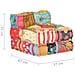 Pouf Modulare in Tessuto Patchwork - Foto miniatura 3