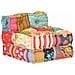 Pouf Modulare in Tessuto Patchwork - Foto miniatura 1