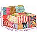 Pouf Modulare in Tessuto Patchwork - Foto miniatura 9