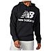 Felpa Da Uomo Con Cappuccio Stacked Logo Nera Taglia S Codice Mt03558bk - Foto miniatura 1