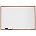 Nobo Lavagna bianca non magnetica in melamina Basic 600x400 con bordo in pino - Foto miniatura 1