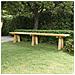 Panchina da Giardino 220 cm in Massello di Pino Impregnato - Foto miniatura 1