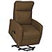 Poltrona Alzapersona Marrone in Tessuto - Foto miniatura 1
