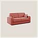 Lebron Divano Letto Matrimoniale In Velluto Morbido T01 Salmone 216 Cm (mat. 160x197)  - Foto miniatura 3