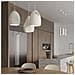 Sollux Lighting Lampada A Sospensione In Ceramica Electra Sl.0845 - Moderno Lampade A Sospensione Bianco 132x8x8 Cm - Foto miniatura 1