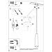 Sollux Lighting Lampada A Sospensione In Ceramica Electra Sl.0845 - Moderno Lampade A Sospensione Bianco 132x8x8 Cm - Foto miniatura 5