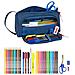 Astuccio Per La Scuola Con Accessori Munich Soon Azzurro (32 Pezzi) - Foto miniatura 5