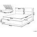 Letto Matrimoniale Con Contenitore Velluto Beige 180 X 200 Cm Batilly - Foto miniatura 7