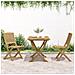 Sedie Giardino Pieghevoli 2 Pz 57x48,5x90 Cm Massello Acacia - Foto miniatura 3