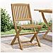 Sedie Giardino Pieghevoli 2 Pz 57x48,5x90 Cm Massello Acacia - Foto miniatura 1