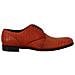Scarpe Derby In Pelle Esotica Arancione - Eu40/us7 - Foto miniatura 1