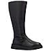 Black Casual Closed Ladies' Boots Stivali Pelle Sintetica Scarpe Donna Nero Eu 38, 70452-00 - Foto miniatura 1