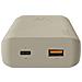 Powerbank 20 000mah Usb-a /usb-c Modello Go2 Fastcharge 15w Compact, Beige - Foto miniatura 6