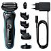 Rasoio Series 5 51-M4500cs Wet & Dry Autonomia 50 min Colore Nero Blu - Foto miniatura 6