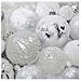 Confezione Di Tovaglioli Da 20pz 33x33cm - Fantasia Palline Di Natale - Foto miniatura 1