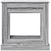 Cornice per Camino Grigio Sonoma 90x30x90 cm in Truciolato - Foto miniatura 4