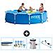 Piscina Fuori Terra - In Giro - 305x305x76 Cm - Blu - Include Accessori Coordinati Cb5 - Foto miniatura 1