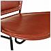 Lusso Casadino -  Sedia Marrone In Vera Pelle - Foto miniatura 5