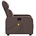 Lusso Casadino -  Poltrona Massaggiante Reclinabile Marrone In Similpelle - Foto miniatura 7