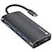 NMP-2162 replicatore di porte e docking station per laptop Cablato USB 3.2 Gen 1 (3.1 Gen 1) Type-C Grigio - Foto miniatura 1