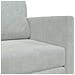 Divano Letto a Terra 2-in-1 Grigio Chiaro 124x204x61 cm Velvet - Foto miniatura 9