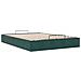 Struttura Letto Pouf senza Materasso 140x190 cm in Velluto - Foto miniatura 6