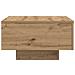 Tavolino da caffè  con luci LED Rovere Artigianale 55x55x31 cm - Foto miniatura 7