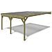 Tettoia Posto Auto Coperto In Legno 5.8x5.06 M - 29 M2 - Copertura Pvc - Foto miniatura 1