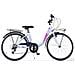 Bici Donna   Linea Aurelia Bicicletta City Bike Con Luci Led Modello Summertime Misura 26'' Con Cambio 6v - Bianco - Foto miniatura 1