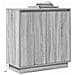 Credenza Grigio Sonoma 71 x 34.5 x 75 cm Legno multistrato - Foto miniatura 3