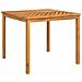 Set da Pranzo per Giardino 5 pcs Marrone 90 x 90 x 74 cm - Foto miniatura 7