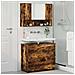 Set di mobili per il bagno 2 pcs Rovere fumo 76.5 x 35 x 64 cm - Foto miniatura 4