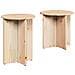 Tavolino da salotto 2 pcs Naturale 41.5 x 41.5 x 41 cm - Foto miniatura 1