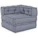 Cuscino 2 pcs Grigio 70 x 70 x 54 cm Poliestere - Foto miniatura 6