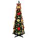 Albero di Natale artificiale con 100 LED Verde 150 cm PVC - Foto miniatura 3