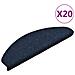 Tappetini per scale autoadesivi 20 pz 65x21x4 cm blu navy semicircolari grandi - Foto miniatura 1