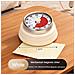 Timer Da Cucina Meccanico - Timer Magnetico Per Il Conto Alla Rovescia Per Cucinare E Cuocere White - Foto miniatura 2