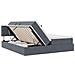 Letto con Contenitore con materasso Grigio scuro 90 x 200 cm - Foto miniatura 7