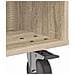 Tavolino con Ruote Rovere Sonoma 50,5 x 50 x 30 cm - Foto miniatura 9